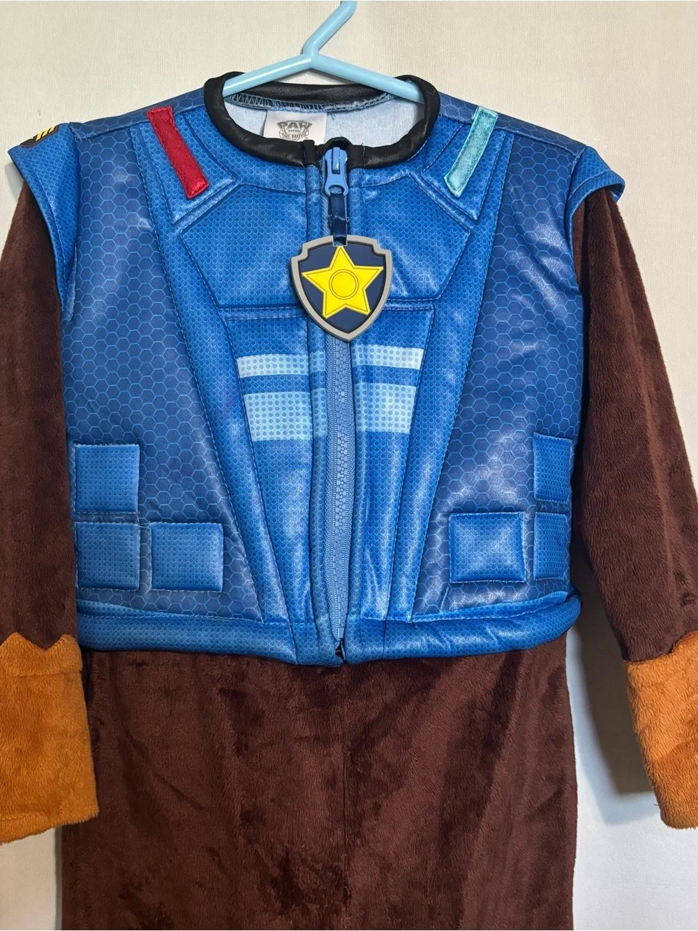 PAW Patrol, the movie, Chase-Inspired Kids 2T Costume - Blue and Brown